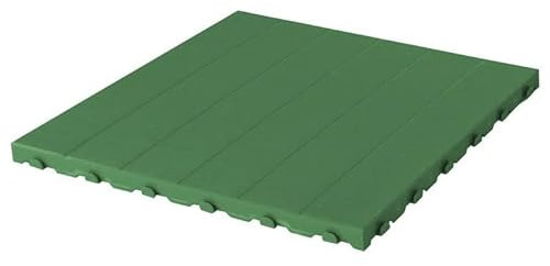 Confezione da 128 pezzi Piastrella in Plastica da Esterno e Giardino 60 x 60 cm Piena equivalente a 46 m2