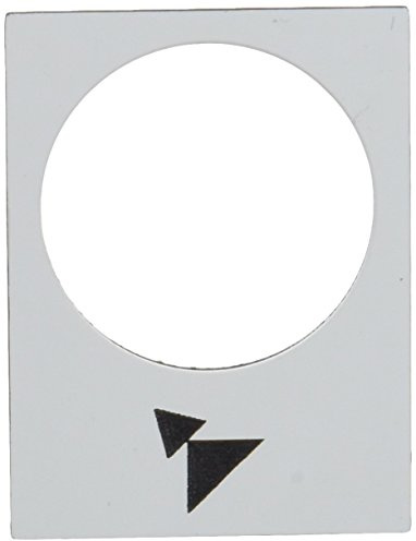 Schneider ZB2BY4915 Bezeichnungsschild, 30x40mm, weiß, vorwärts, langsam-schnell