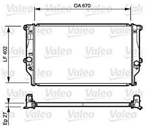 Valeo Kühler, Motorkühlung 735216 | Kompatibel mit: TOYOTA RAV 4 III