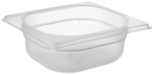 APS GN 1/6 Contenitore, Polipropilene, 1,0 Litri, 17,6 x 16,2 cm, Altezza: 6,5 cm