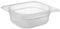 APS GN 1/6 Contenitore, Polipropilene, 1,0 Litri, 17,6 x 16,2 cm, Altezza: 6,5 cm