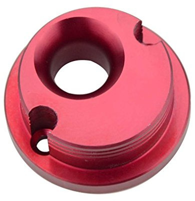 GOOFIT Aluminum Base du Filtre à air Remplacement pour 2 Temps 49cc 47cc Pocket Bike Rouge