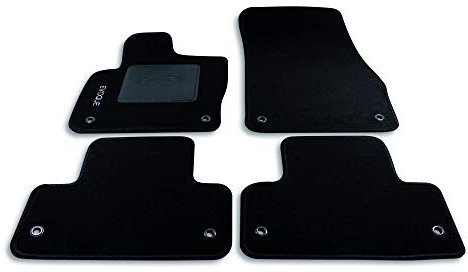 Bottari 39055 Set Tappeti Auto Su Misura In Moquette, Nero, 4 Pezzi