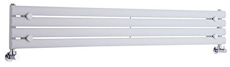 Hudson Reed Revive - Radiador de Diseño 236mm x 1600mm en Blanco