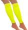 Neon Leg Warmers Dance Party 80s - Retro Fancy Dress Accessory (Yellow)