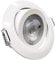 max K O M F O R T - 6x LED Einbaustrahler Ultraflach 5 Watt Weiß schwenkbar 230V Rund warmweiß Deckenstrahler Spot Deckenspot Lumira