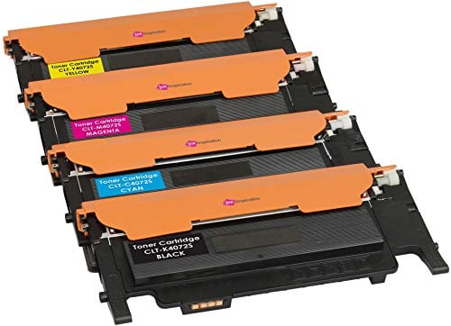 4er Set Premium Toner kompatibel für Samsung CLP-320 CLP-320N CLP-325 CLP-325N CLP-325W CLX-3180FN CLX-3185FN CLX-3185FW CLX-3185W CLT-4072S | Schwarz 1.500 Seiten & Color je 1.000 Seiten