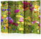 murando Raumteiler Foto Paravent Blumen 225x172 cm beidseitig auf Vlies-Leinwand bedruckt Trennwand Spanische Wand Sichtschutz Raumtrenner Home Office Natur b-B-0181-z-c