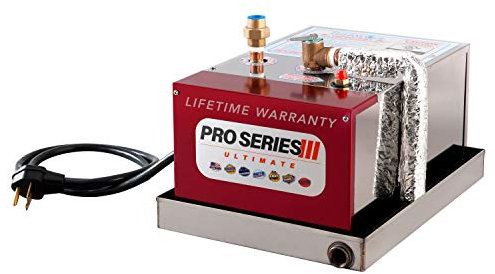 ThermaSol Pro Series III Ultimate Steam Bath Generator - 240 cu ft, 240V/1PH, 10kW, Red