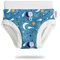 Petit Lulu Potty Training Überhose Größe L (14,5-19 kg) Fluffy Organic Baby Trainerhöschen Waschbar & Wiederverwendbar Trainer Stoffwindeln Hergestellt in EU (Bären auf dem Mond)