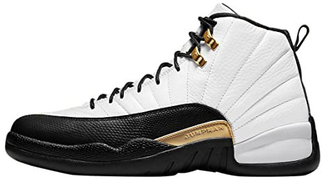 Nike Jordan Air Jordan 12 Retro CT8013 170 Royalty Taxi - Tenis para hombre, talla 9, Leche de Coco/Negro, 9