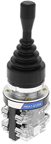 Joystick Momentaneo a 4 Posizioni Joystick 4NO Spring Return IP55 Joystick Switch di Ricambio per HKAI-41Z04 Nero