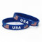 Amerikanische Flagge Silikon Armbänder 2 Stücke 4. Juli Usa Armband Schmuck Independence Day Patriots Zubehör Für Teenager Männer Frauen