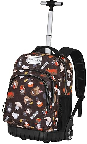 Harry Potter Cute-Fan GTS Trolley-Rucksack, Schwarz, 32 x 47 cm, Kapazität 39 L