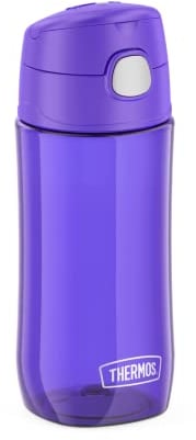 Thermos Kids Funtainer Tritan Bottle - Botella de agua para niños, color morado