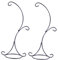 DOITOOL 2st Eisenrahmen Luftpflanzenhalter Terrarium Halter Haken Luftpflanzenaufhänger Schmuckständer Eiserner Hängeständer Hängender Blumentopfhalter Glasterrarium Sukkulenten Erde