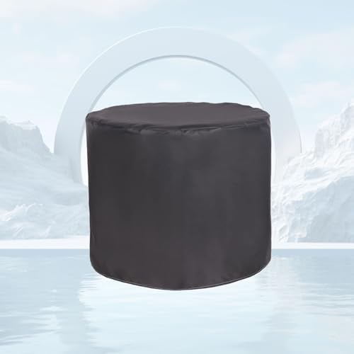 ATYUJKB Outdoor Abdeckplane Gartenmöbel Schutzhülle Wasserdicht 60x60cm, 420D Gartenmöbel Abdeckung Wasserdicht Rund, Wasserdicht Tischabdeckungen, Universal Abdeckhaube Für Gartenmöbel