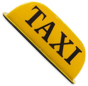 Autoschild mit wiederaufladbarem Akku, Taxi-Oberlicht, mit Magnetfuß, langlebig, leicht, tragbar, Anzeige, Signalanzeige