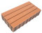 Jiubiaz WPC Terrassenfliesen Holzoptik 30x60 cm, 3m² = 18 Fliesen Klickfliesen, Balkonfliesen Bodenbelag für Balkon & Terrasse - wetterfest mit Drainagefunktion | Hellbraun