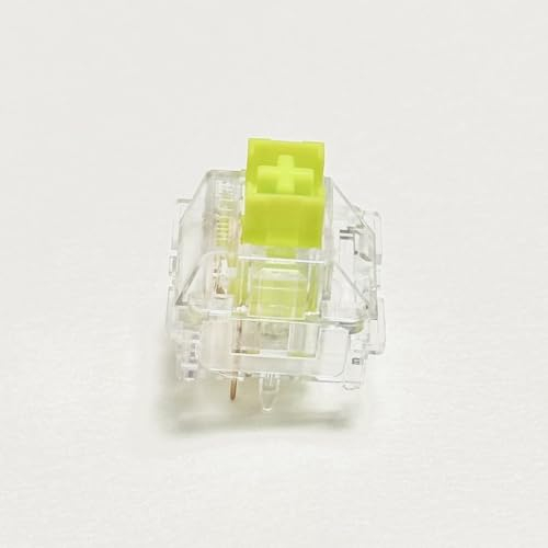 DucKey OUTEMU Lime Switch V2 RGB, Interruptor Táctil Silencioso Prelubricado Transparente para Teclado Mecánico Personalizado (Size : 110PCS)