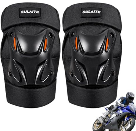 Rodilleras de moto, rodilleras de ciclismo | Rodilleras/ reflectantes para carreras de motocross | Rodillera, rodillera para moto, ciclismo, correr