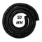 1 Meter Flexible 2 Pond Pumps Hose - 50mm Black Smooth Bore Hose - Corrugated Filter/Drainage Pipe with Double Wire Hose Clamp Set