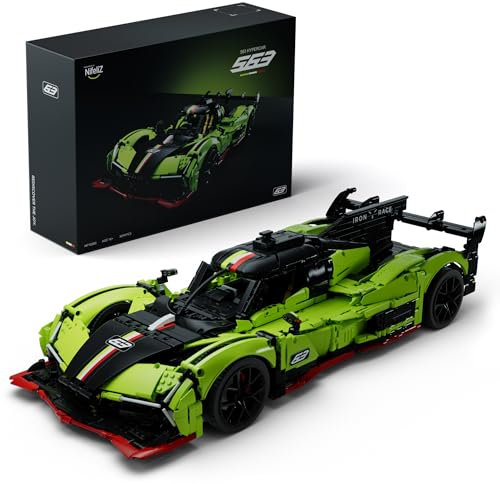 Nifeliz S63 Hypercar Modellino di Auto da Corsa per Adulti da Costruire, Auto Kit da Collezione Scala 1:8, Regalo per Uomo, Donna, Lui o Lei (3699 pezzi, NF10283)