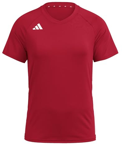 adidas Damen Volleyball Hilo Short Sleeve Jersey Shirt, Team Power red 2, XS