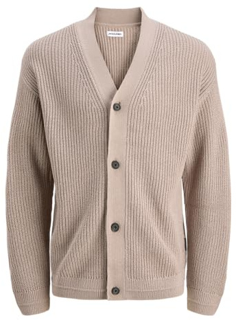 JACK & JONES Male Strickjacke Einfarbig Strickjacke