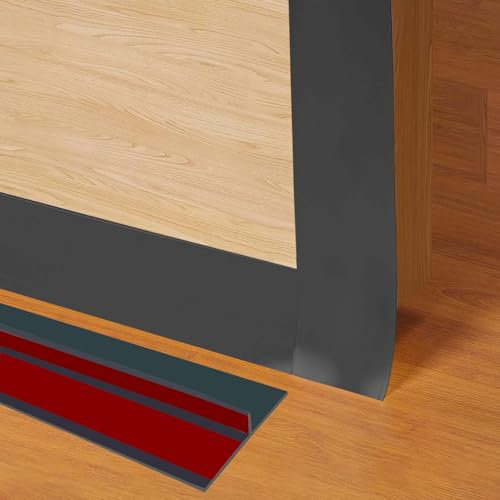 Paraspifferi Sottoporta Guarnizione Porta Blindata Antispifferi per Finestre 6 Metri Spifferi Porta Ingresso Autoadesiva Per Evitare Entrata Zanzare Insonorizzante Impermeabile (grigio, 6 Metri)