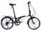 DAHON Dream D6 Klappfahrrad Erwachsene 20 Zoll, Klapprad 6 Gang schaltung, Klapprad Erwachsene V-Bremsen Faltbares Folding Bike für Pendler Schwarz