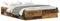 vidaXL Bettgestell ohne Matratze Altholz-Optik 150x200cm Holzwerkstoff
