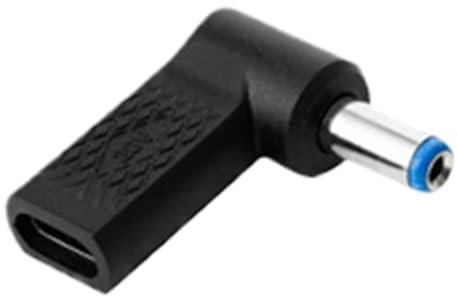 USB C to DC Adapter, Barrel Ring Adapter Plug to USB C Charger, Compact Charging Connector, PVC Material, Versatile Options, Perfect for Home, Work, and Travel Charging Needs