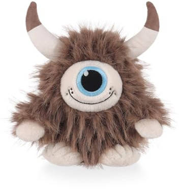 Apricot Lamb Einäugiges Monster Ted Plüschtiere für Kinder, weiche niedliche Kuscheltier für Baby Mädchen und Jungen, Flauschige Einäugiges Monster Ted Braun 20 cm