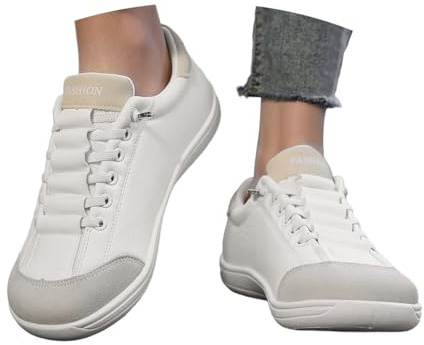Baskets pour femme - Chaussures pieds nus - Chaussures de course pieds nus - Design large - Légères et respirantes - Antidérapantes - Taille 35 à 45