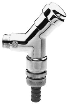 GROHE Original WAS® Anschlussventil (1/2″,Wandmontage, integrierte Schlauchplatzsicherung, eigensicher gegen Rückfließen), chrom, 41015000