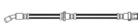 Borg & Beck BBH8263 Brake Hose To Fit Subaru Impreza 2 0i AWD 00-