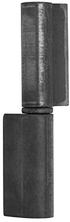 SOTECH 2 x Bisagra de puerta Ø 20 mm con orejeta para soldar 14 mm Altura: 120 mm Herraje de puerta para soldar en bisagra Bisagra de puerta
