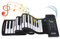 Piano à Clavier Enroulable à 61 Touches, Piano électrique à Clavier Souple Pliable, Piano à Clavier électronique numérique Flexible pour débutants, Divertissement en Famille, mélomanes