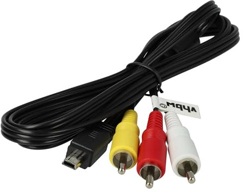 vhbw cavo audio video AV compatibile con Canon Powershot SX710 HS fotocamera digitale, camera