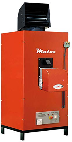 MATOR - Generador de Aire Caliente Diesel o Gas de 45 KW, Unidad térmica para instalaciones fijas de calefacción pro aire caliente - GN-45