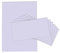 Briefpapier-Set Briefpapier mit Umschlag lila Briefbogen einfarbiges Papier selbstklebende Umschlag Briefe Einladungen (25 Blätter + 25 Umschläge)
