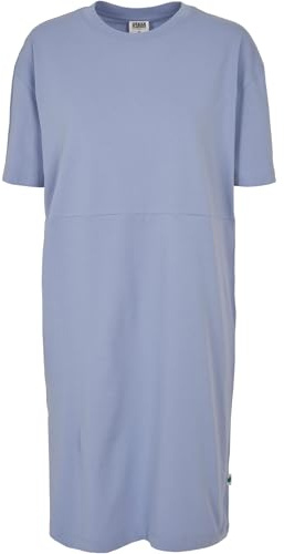 Urban Classics Damen Dames Organische Oversized Slit Tee Jurk Kleid, Violablue, XS EU