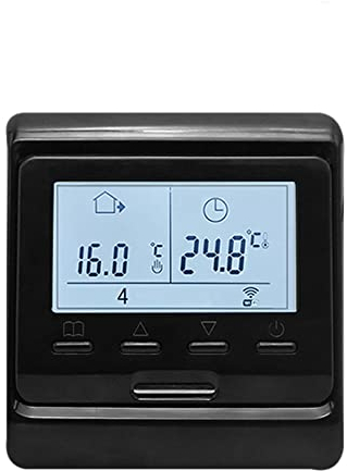 MINCO HOME Programmable Tuya Smart WiFi Thermostat Electric Heating Warm Floor Temperature Controller For Water/Gas Boiler Voice Control Room Thermostat (For Water/Gas Boiler, Black)