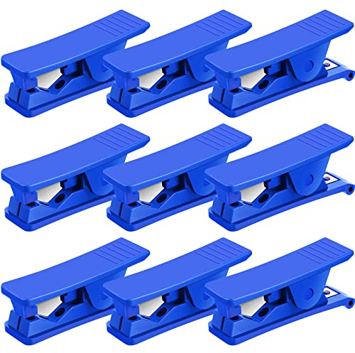 Mudder 9 Pieces PTFE Tube Cutter Plastic Tubing Hose Cutter Tool, Blue