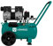 Compresseur d'air silencieux - 750W – 1HP- 128 l/min - Réservoir 24L - 8 bar - 57,5dB(A) - Sans huile - Silencieux - Peu bruyant - Vert