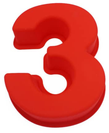 ansu 10 Inch Number 0~9 Silicone Cake Mold Digital Non Stick Cake Bakeware Mould Pan Decor (3)