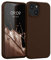 kwmobile Handyhülle für iPhone 13 mini Hülle, für iPhone 13 mini Case - Hülle Silikon - kabelloses Laden - Chocolate