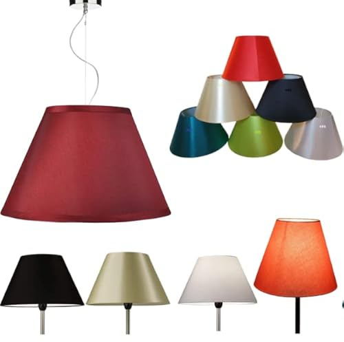 12(30cm) Empire Silk Fabric Table Lamp Shade Light Coolie Shade (Red)