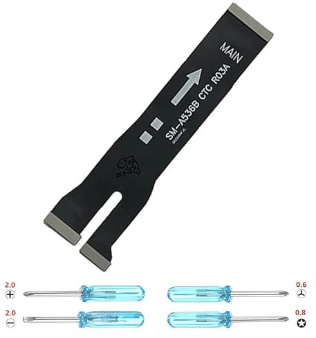 iYAiYO Flexibler Kabelanschluss für Motherboard-Anschluss, kompatibel mit Samsung A53 5G SM-A536B/SM-A536B/DS/SM-A536U/SM-A536U1/SM-A5360/SM-A536E/SM-A536E/DS, SM-A536V/SM-A536W inkl. Schraubendreher